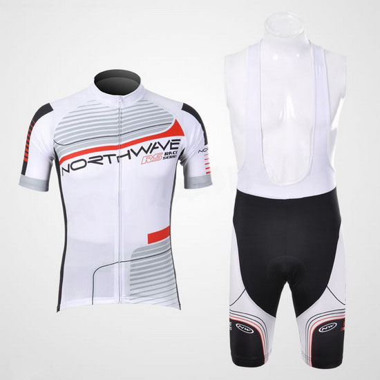 2012 Maillot NorthWave Tirantes Mangas Cortas Negro Y Blanco (2)